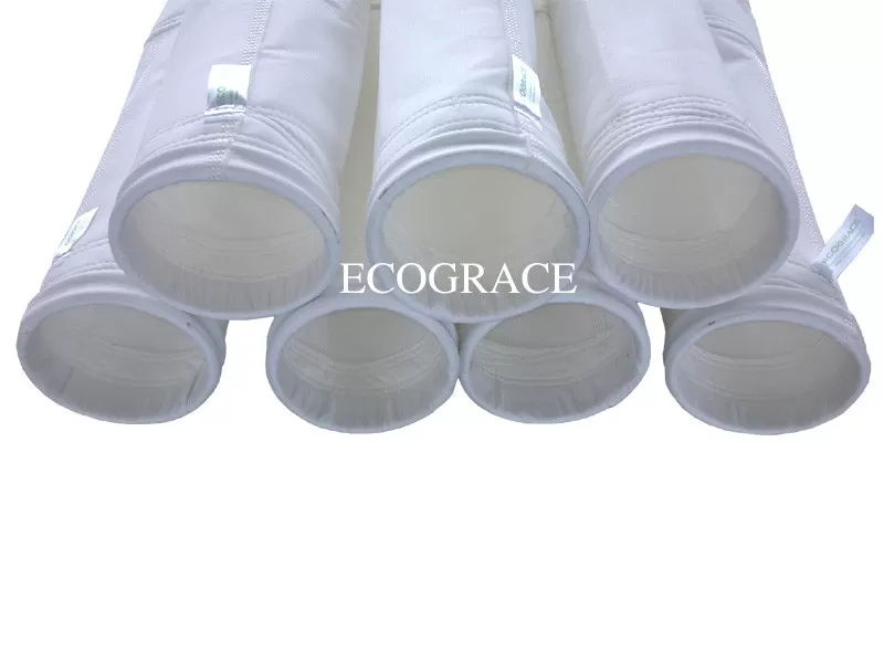 Cement Bag Filter, High Temperature Resistant Polyester Bag Filters used in carbon black industry