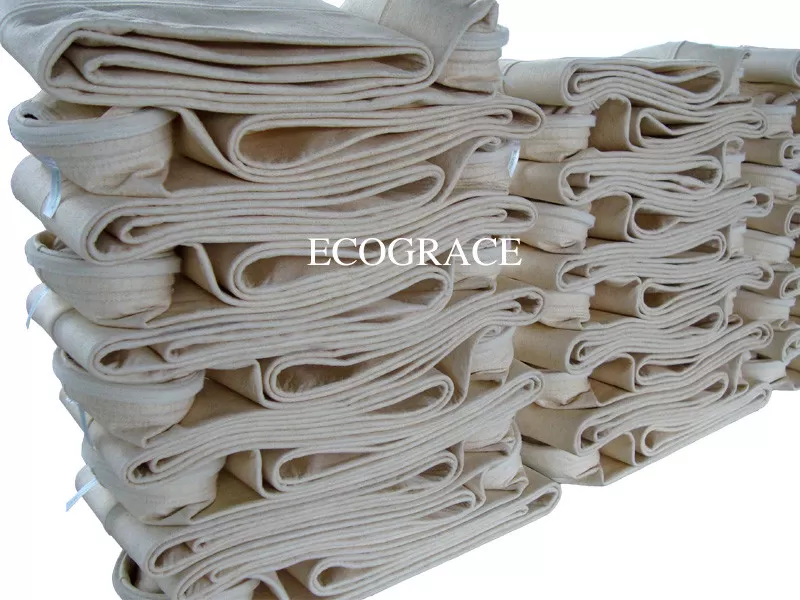 Cement Plant Acrylic Needled Felt Filter Bags, Hydrolysis Resistant Cement Bag Filter Used in Cement kiln