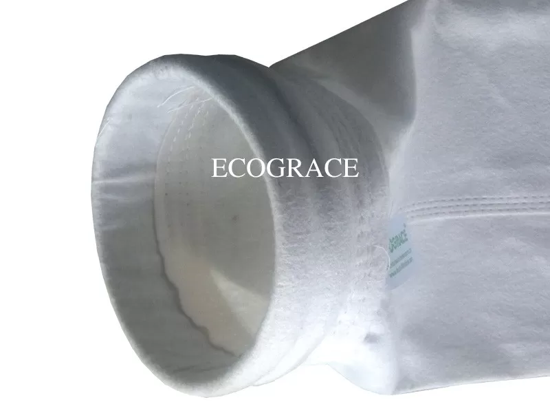 100% PTFE Needle Felt Filter Bag For Waste Incinerator Dust Collector System Customized Dust Filter Bag