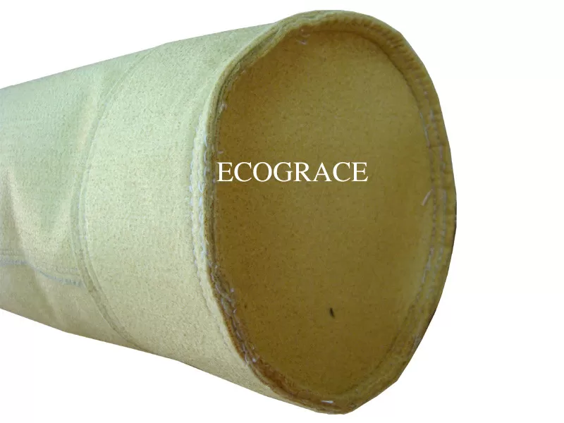 Waste Incinerator Industrial Bag Filter , 550 Gsm P84 Filter Bags used in smoke and gas filtration