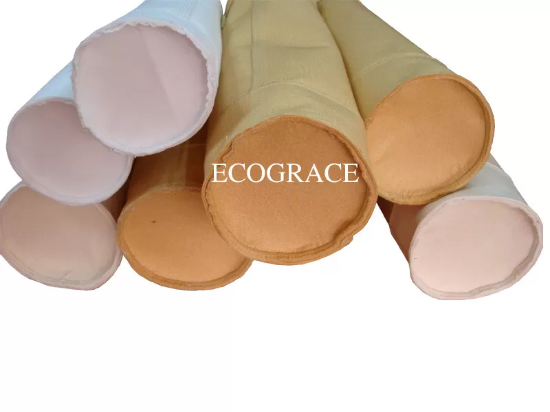 Customized Cement Kiln Smoke Dust Collector Filters, P84 Filter Bag D160 * 6000mm used in