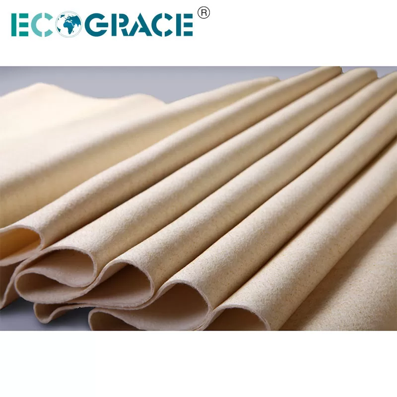 Air Filter Material Needle Felt Filter Aramid / Nomex / PPS / Fiberglass PTFE